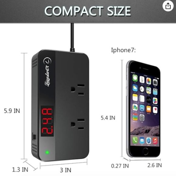 LeicesterCN 200W Car Power Inverter Charger DC 12V-110V AC Converter 4 USB Ports - Picture 8 of 10